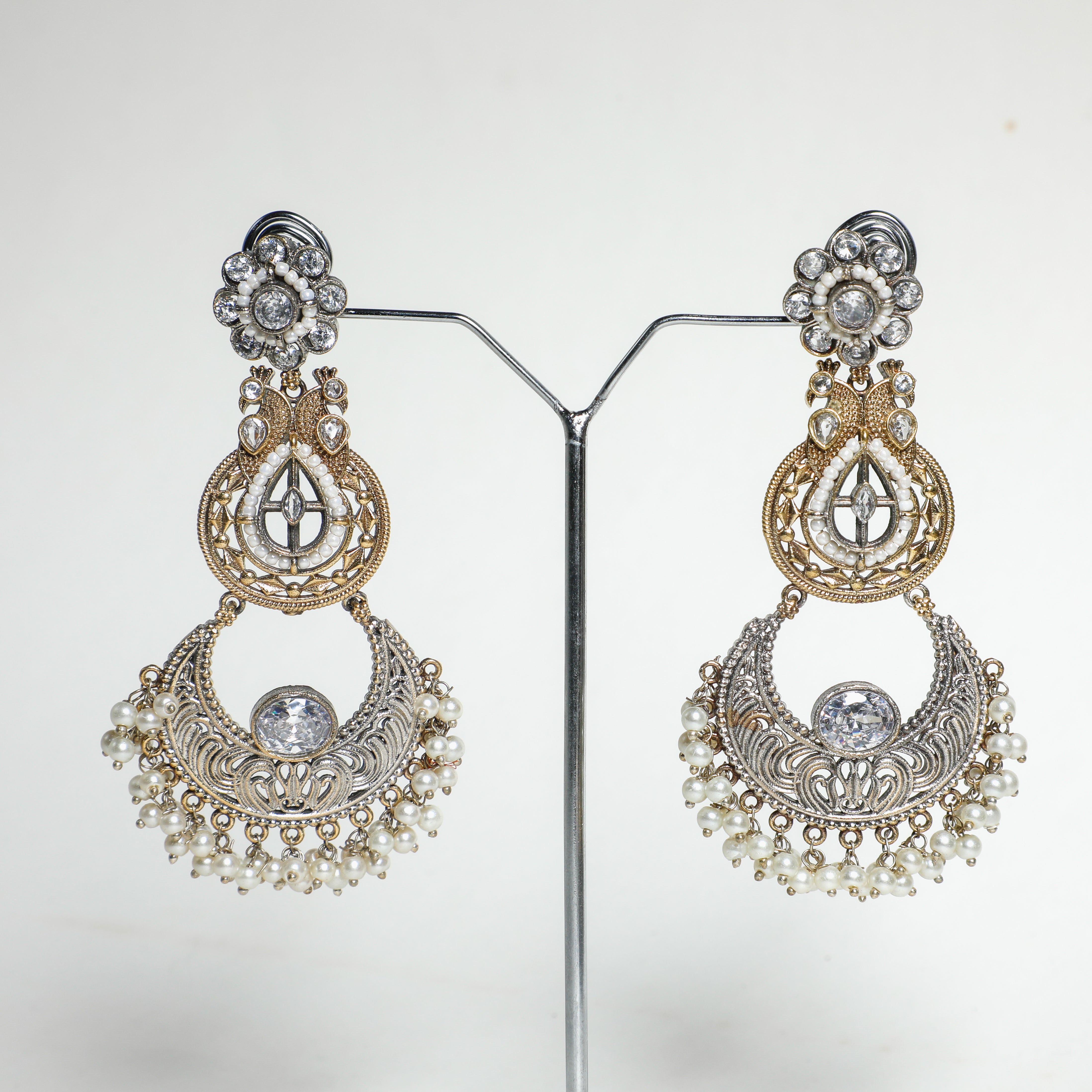 Antique Moti Chandbali