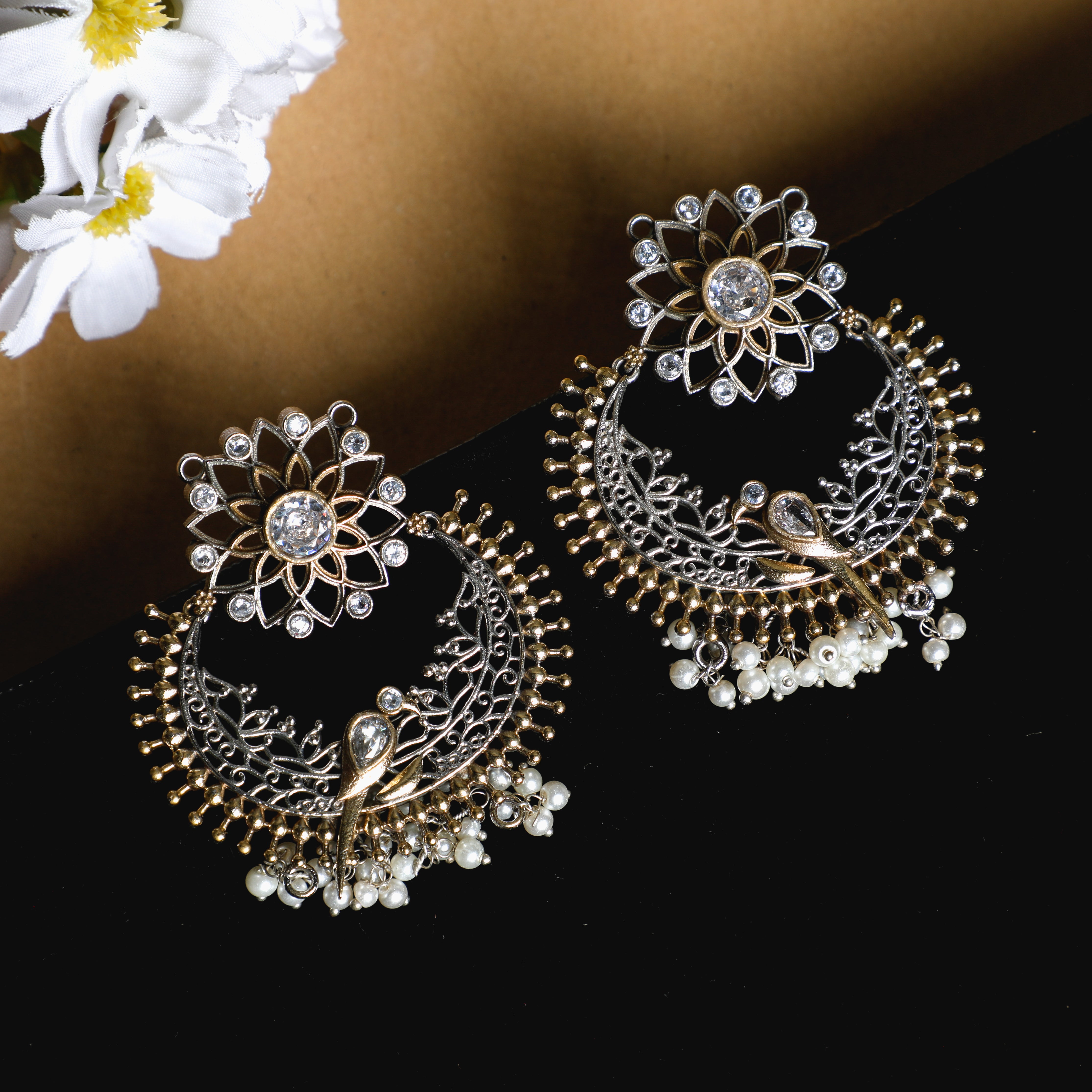 Antique Moonlight Chandbali