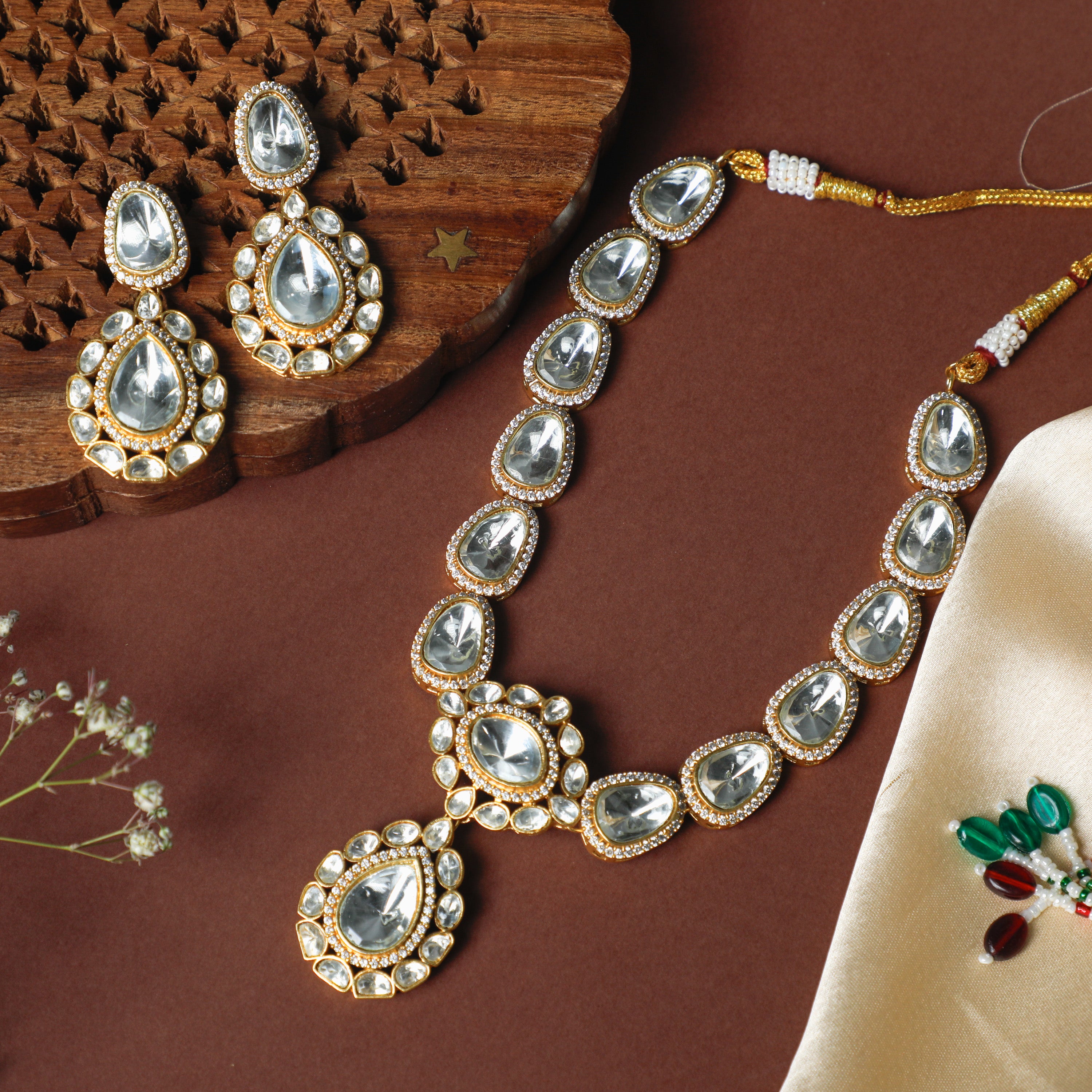 Bollywood CZ Diamond Hoop Earring